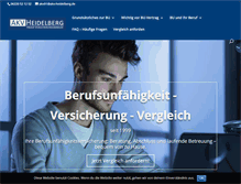 Tablet Screenshot of bu-absicherung.de